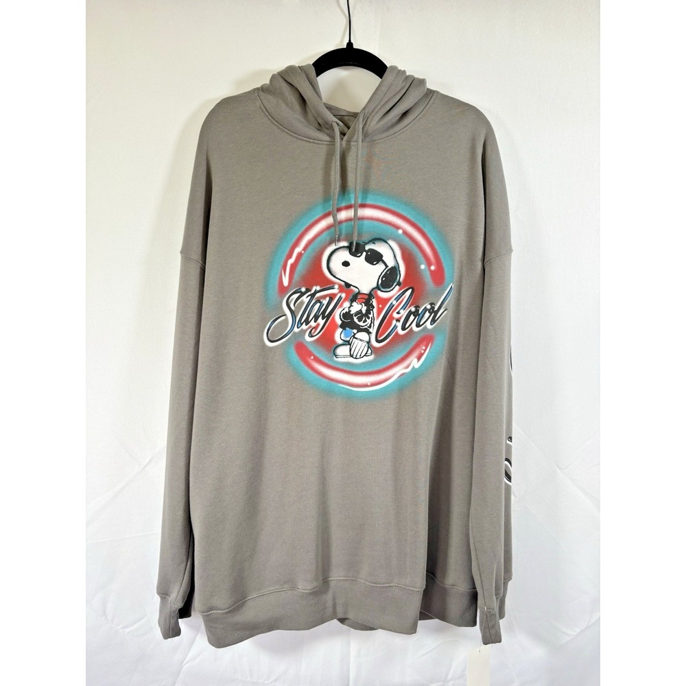 peanuts hoodie sweatshirt size 2XL snoopy pullover new